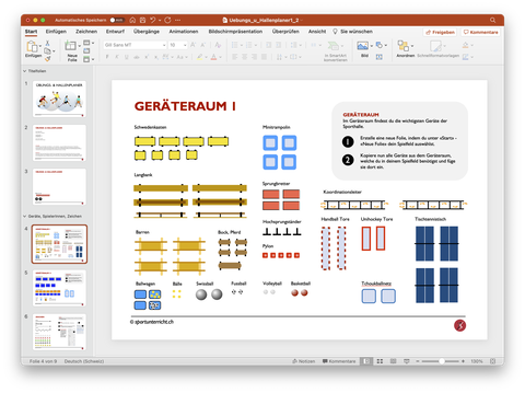 Hallenplaner: Geräteraum 1